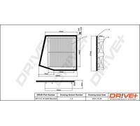 Drve+ DP1110.10.0445 Filtro aria per HONDA