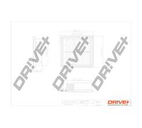 Drve+ DP1110.10.0461 Filtro aria per HONDA