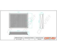 Drve+ DP1110.10.0482 Filtro aria per KIA