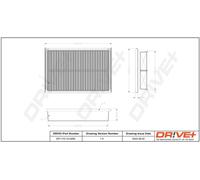 Drve+ DP1110.10.0495 Filtro aria per MAZDA