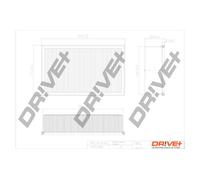 Drve+ DP1110.10.0555 Filtro aria per AUDI,CUPRA,FORD,SEAT,SKODA,VW