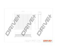 Drve+ DP1110.10.0556 Filtro aria per SEAT,SKODA,VW