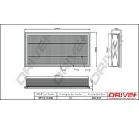 Drve+ DP1110.10.0579 Filtro aria per VOLVO