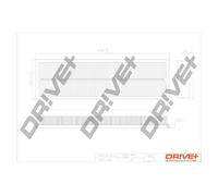 Drve+ DP1110.10.0580 Filtro aria per VW