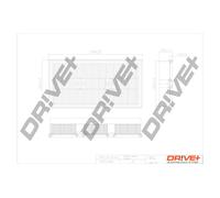 Drve+ DP1110.10.0583 Filtro aria per AUDI,SKODA,VW