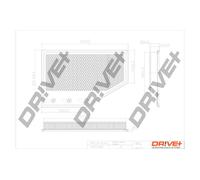 Drve+ DP1110.10.0590 Filtro aria per CADILLAC,OPEL,VAUXHALL