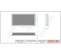 Drve+ DP1110.10.0606 Filtro aria per VOLVO