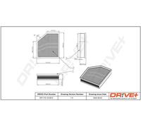 Drve+ DP1110.10.0612 Filtro aria per VOLVO