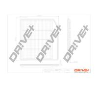 Dr!ve+ DP1110.10.0627 Filtro aria per SUZUKI VITARA (LY) SX4 S-Cross (JY) Cartuccia filtro
