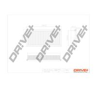 Drve+ DP1110.10.0646 Filtro aria per MITSUBISHI