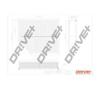 Drve+ DP1110.10.0647 Filtro aria per VOLVO