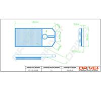 Drve+ DP1110.10.0658 Filtro aria per SEAT,SKODA,VW