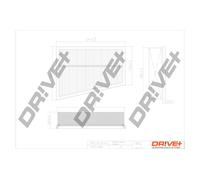 Drve+ DP1110.10.0664 Filtro aria per RENAULT