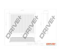 Drve+ DP1110.10.0694 Filtro aria per SSANGYONG