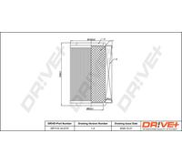 Drve+ DP1110.10.0737 Filtro aria per VW
