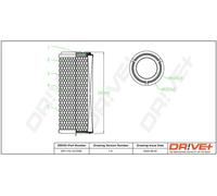Drve+ DP1110.10.0740 Filtro aria per DEUTZ-FAHR,FENDT,FIAT,JOHN DEERE,KIOTI,LAM
