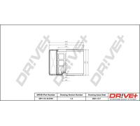 Drve+ DP1110.10.0761 Filtro aria per AUDI