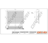 Drve+ DP1110.10.0785 Filtro aria per OPEL,VAUXHALL