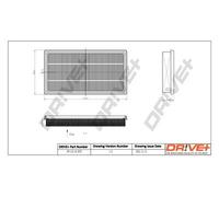 Drve+ DP1110.10.0787 Filtro aria per MERCEDES-BENZ