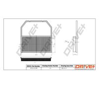 Drve+ DP1110.10.0788 Filtro aria per SEAT,VW