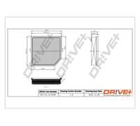 Drve+ DP1110.10.0789 Filtro aria per VOLVO