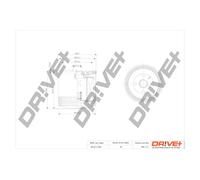Drve+ DP1110.11.0015 Filtro olio per FORD,LDV,METROCAB