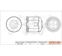 Drve+ DP1110.11.0016 Filtro olio per VOLVO,VW