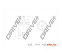 Drve+ DP1110.11.0028 Filtro olio per FORD,SEAT,VW