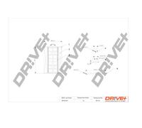 Drve+ DP1110.11.0111 Filtro olio per HYUNDAI,KIA