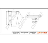 Drve+ DP1110.11.0112 Filtro olio per CHEVROLET,OPEL,VAUXHALL