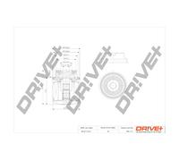 Drve+ DP1110.11.0113 Filtro olio per AUDI,SEAT,SKODA,VW