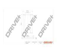 Drve+ DP1110.11.0149 Filtro olio per VOLVO