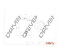 Drve+ DP1110.11.0153 Filtro olio