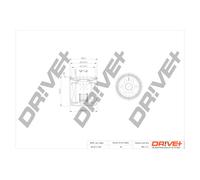 Drve+ DP1110.11.0157 Filtro Olio Per CHEVROLET, DAEWOO, RAVON