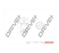 Drve+ DP1110.11.0161 Filtro olio per DACIA,LADA,RENAULT