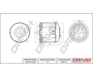 Drve+ DP1110.11.0168 Filtro olio