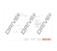 Drve+ DP1110.11.0193 Filtro olio per BMW