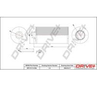 Drve+ DP1110.11.0194 Filtro olio per ALPINA,BENTLEY,BMW,LAND ROVER,MORGAN,ROLLS