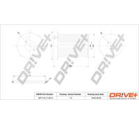 Drve+ DP1110.11.0213 Filtro olio per ALFA ROMEO,FIAT,LANCIA