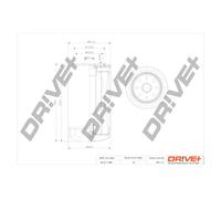 Drve+ DP1110.11.0298 Filtro olio per IVECO