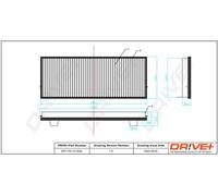 Drve+ DP1110.12.0034 Filtro, Aria abitacolo per RENAULT