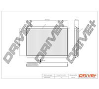 Drve+ DP1110.12.0059 Filtro, Aria abitacolo per MERCEDES-BENZ,VW