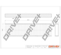 Drve+ DP1110.12.0063 Filtro, Aria abitacolo per MINI