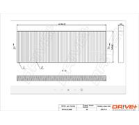Drve+ DP1110.12.0096 Filtro, Aria abitacolo per OPEL,VAUXHALL