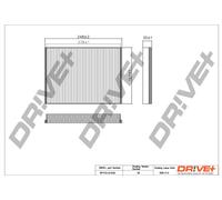 Drve+ DP1110.12.0120 Filtro, Aria abitacolo per MERCEDES-BENZ