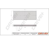 Drve+ DP1110.12.0123 Filtro, Aria abitacolo