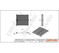 Drve+ DP1110.12.0133 Filtro, Aria abitacolo per MAZDA
