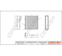 Drve+ DP1110.12.0143 Filtro, Aria abitacolo per SUBARU