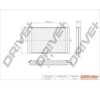 Drve+ DP1110.12.0166 Filtro, Aria abitacolo per JAGUAR,LAND ROVER,VOLVO