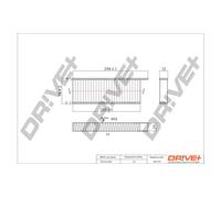 Drve+ DP1110.12.0181 Filtro, Aria abitacolo per CITROËN,DS,OPEL,PEUGEOT